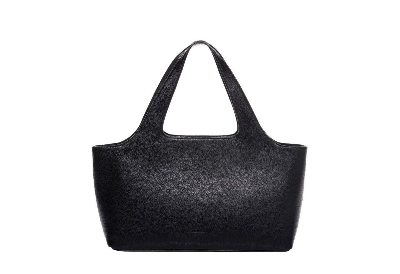 FEYNSINN Shopper NEA, Add On Tote Komplettset 13'' echt Leder Damen, Schultertasche schwarz von FEYNSINN