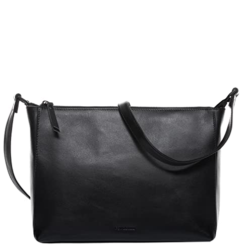 FEYNSINN Clutch mit langem Schultergurt echt Leder - Handtasche Jemma - Umhängetasche Damentasche mit Schultergurt - Ledertasche Damen schwarz handgefertigt FEYNSINN Clutch mit langem Schultergurt echt Leder - Handtasche Jemma - Umhängetasche Damentasche mit Schultergurt - Ledertasche Damen schwarz handgefertigt von FEYNSINN