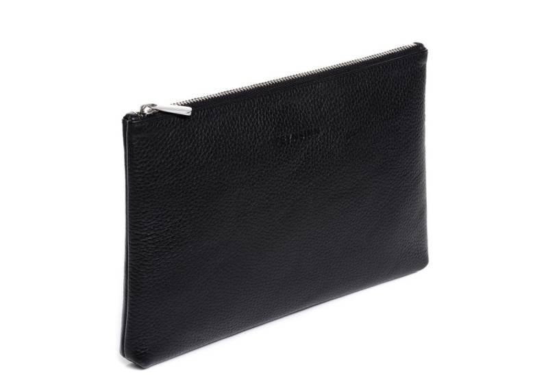 FEYNSINN Umhängetasche echt Leder Kosmetiktasche groß schwarz NEA, Add-On Kosmetiktasche echt Leder Damen, Make up Tasche schwarz von FEYNSINN