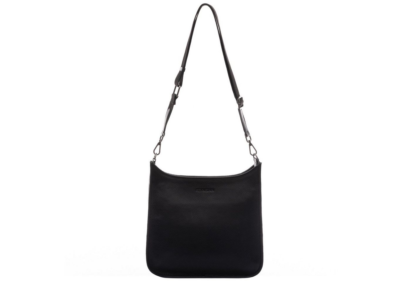 FEYNSINN Umhängetasche Leder Damen ILVY, Schultertasche Echtleder für Damen, Handtasche schwarz von FEYNSINN