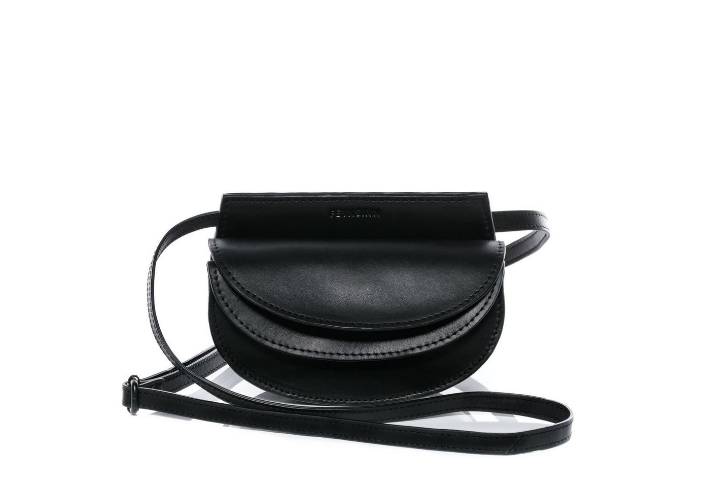 FEYNSINN Umhängetasche »MARVI«, Handtasche echt Leder Damen, Crossbody Bag mit Schultergurt schwarz von FEYNSINN