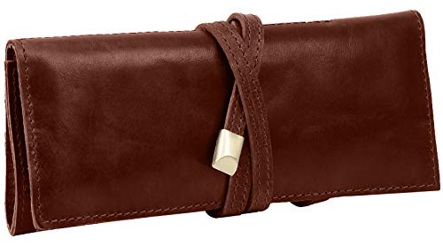 FEYNST Leder Federmäppchen Federmappe Mäppchen Schlamperrolle Stiftemappe Griffelmappe Uni Büro Stifttasche Vintage von FEYNST