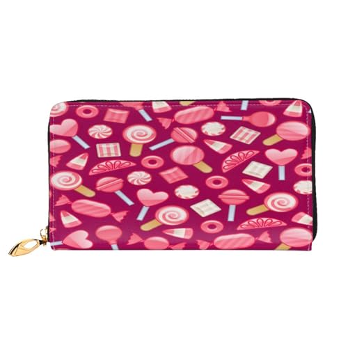 FEYUNYAN Damen Leder Lange Geldbörse Organizer Pink Candy Damen Geldbörse RFID Blockierung Große Kapazität Scheckbuchhalter Mehrere Kartenfächer Reißverschluss Münzbörse Leder Damen Geldbörsen, Pink FEYUNYAN Damen Leder Lange Geldbörse Organizer Pink Candy Damen Geldbörse RFID Blockierung Große Kapazität Scheckbuchhalter Mehrere Kartenfächer Reißverschluss Münzbörse Leder Damen Geldbörsen, Pink von FEYUNYAN