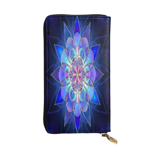 FEYUNYAN Lange Clutch-Geldbörse aus Leder für Damen, großes Fassungsvermögen, Ausweis-Organizer mit Reißverschlusstasche, rechteckiges Blumenmuster, lange Geldbörse für Damen (Reisen, Büro, Alltag FEYUNYAN Lange Clutch-Geldbörse aus Leder für Damen, großes Fassungsvermögen, Ausweis-Organizer mit Reißverschlusstasche, rechteckiges Blumenmuster, lange Geldbörse für Damen (Reisen, Büro, Alltag von FEYUNYAN