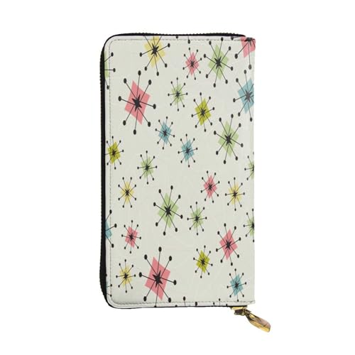 FEYUNYAN Lange Clutch-Geldbörse aus hochwertigem Leder für Damen, große Kapazität, Ausweis-Organizer mit Reißverschlusstasche, Sternen-Damengeldbörse, lange Geldbörse für Damen (Reisen, Büro, Alltag FEYUNYAN Lange Clutch-Geldbörse aus hochwertigem Leder für Damen, große Kapazität, Ausweis-Organizer mit Reißverschlusstasche, Sternen-Damengeldbörse, lange Geldbörse für Damen (Reisen, Büro, Alltag von FEYUNYAN