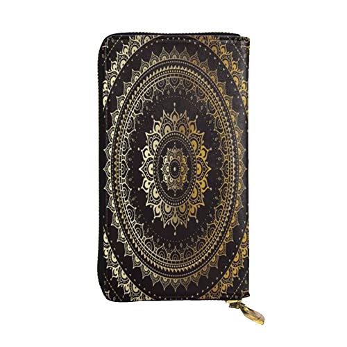 FEYUNYAN Lange Clutch-Geldbörse aus hochwertigem Leder für Damen, große Kapazität, Ausweis-Organizer mit Reißverschlusstasche, runde Damen-Geldbörse, lange Geldbörse für Damen (Reisen, Büro, Alltag FEYUNYAN Lange Clutch-Geldbörse aus hochwertigem Leder für Damen, große Kapazität, Ausweis-Organizer mit Reißverschlusstasche, runde Damen-Geldbörse, lange Geldbörse für Damen (Reisen, Büro, Alltag von FEYUNYAN