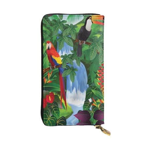 FEYUNYAN Lange Clutch-Geldbörse aus hochwertigem Leder für Damen, großes Fassungsvermögen, Ausweis-Organizer mit Reißverschlusstasche, Aras, lange Geldbörse, Clutch für Damen (Reisen, Büro, Alltag FEYUNYAN Lange Clutch-Geldbörse aus hochwertigem Leder für Damen, großes Fassungsvermögen, Ausweis-Organizer mit Reißverschlusstasche, Aras, lange Geldbörse, Clutch für Damen (Reisen, Büro, Alltag von FEYUNYAN