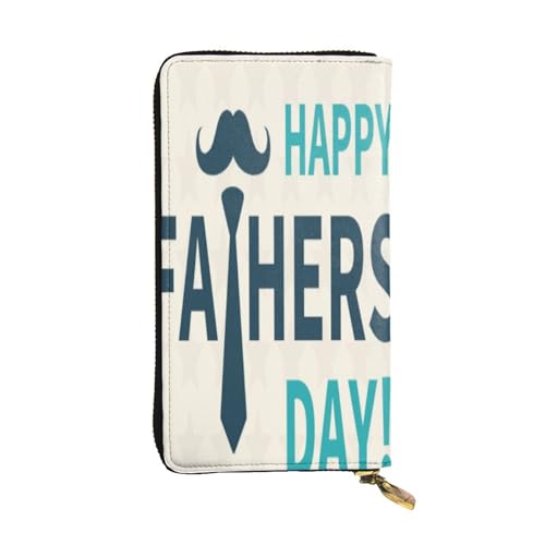 FEYUNYAN Lange Clutch-Geldbörse aus hochwertigem Leder für Damen, großes Fassungsvermögen, Ausweis-Organizer mit Reißverschlusstasche, Happy Fathers Day Damen-Geldbörse, lange Geldbörse für Damen FEYUNYAN Lange Clutch-Geldbörse aus hochwertigem Leder für Damen, großes Fassungsvermögen, Ausweis-Organizer mit Reißverschlusstasche, Happy Fathers Day Damen-Geldbörse, lange Geldbörse für Damen von FEYUNYAN