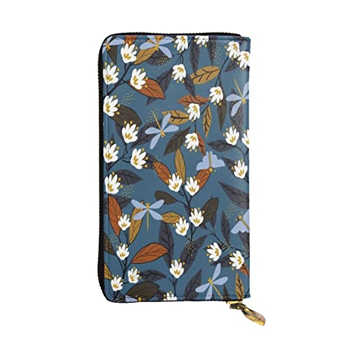 FEYUNYAN Lange Clutch-Geldbörse aus hochwertigem Leder für Damen, großes Fassungsvermögen, Ausweis-Organizer mit Reißverschlusstasche, wilde Natur-Damen-Geldbörse, lange Geldbörse für Damen (Reisen FEYUNYAN Lange Clutch-Geldbörse aus hochwertigem Leder für Damen, großes Fassungsvermögen, Ausweis-Organizer mit Reißverschlusstasche, wilde Natur-Damen-Geldbörse, lange Geldbörse für Damen (Reisen von FEYUNYAN