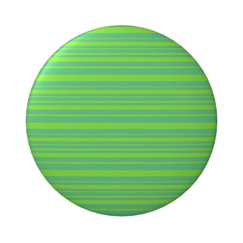 FEYUNYAN Langlebiges Abzeichen für Jacken, Taschen, Geschenke, lebendige Weißblech-Sammelabzeichen für Veranstaltungen, Lehrer, Freunde, grün gestreift, rund, Bulk-Bügelbilder, Alternative, 1 Stück von FEYUNYAN