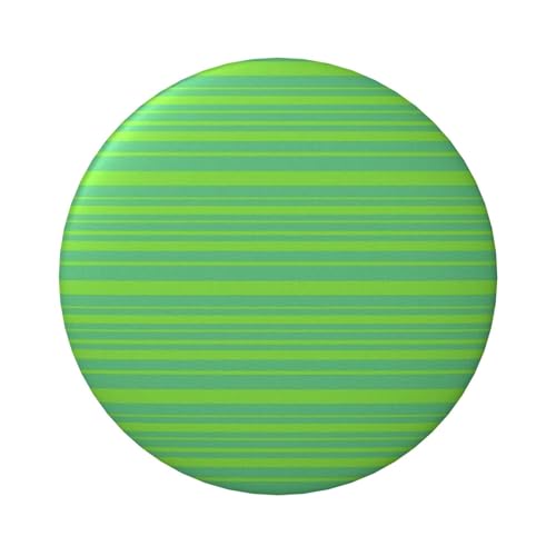 FEYUNYAN Langlebiges Abzeichen für Jacken, Taschen, Geschenke, lebendige Weißblech-Sammelabzeichen für Veranstaltungen, Lehrer, Freunde, grün gestreift, rund, Bulk-Bügelbilder, Alternative, 1 Stück von FEYUNYAN