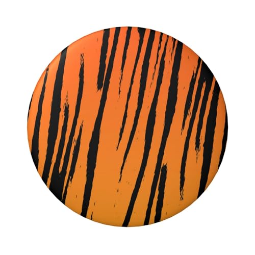 FEYUNYAN Langlebiges Abzeichen für Jacken, Taschen, Geschenke, lebendige Weißblech-Sammelabzeichen für Veranstaltungen, Lehrer, Freunde, runde Tigerstreifen, Bulk-Bügelbilder, Alternative, 1 Stück von FEYUNYAN