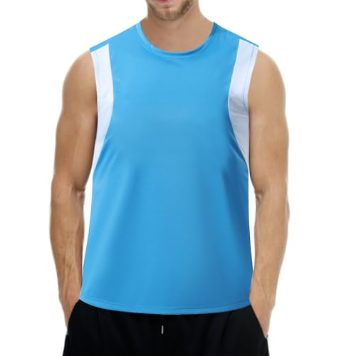 FEimaX Tank Top Herren Achselshirts Schnelltrocknendes Gym Muskelshirt für Männer Ärmellos Fitness Tanktop Unterhemd Atmungsaktives Sportshirt von FEimaX