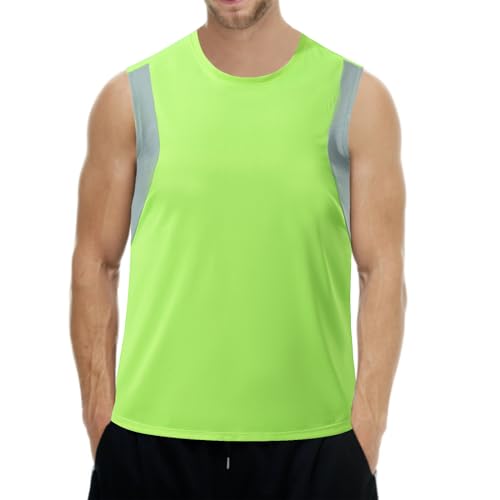 FEimaX Tank Top Herren Achselshirts Schnelltrocknendes Gym Muskelshirt für Männer Ärmellos Fitness Tanktop Unterhemd Atmungsaktives Sportshirt von FEimaX