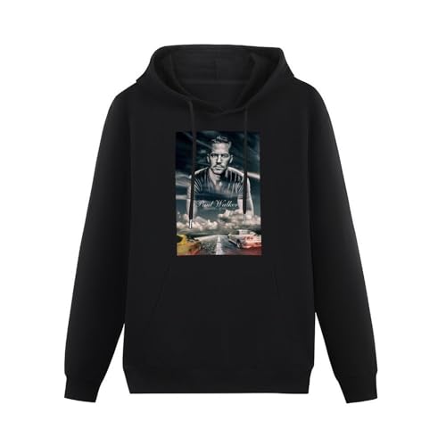 FFANZUOYOU Paul Walker 1973-2013 Unisex Sweatshirts Graphic Print Mens Hooded Black Sweater XXL von FFANZUOYOU