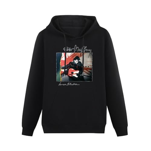FFANZUOYOU Peter Maffay Lange Schatten Unisex Sweatshirts Graphic Print Mens Hooded Black Sweater XXL von FFANZUOYOU