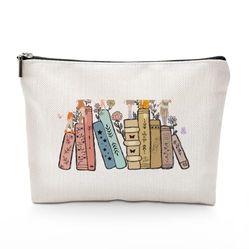 Inspirierte Sänger-Buchdekoration, Buchliebhaber, Geschenke, lustige Sänger-Fans, Musikliebhaber, Geschenke für Frauen, süßes Sänger-Songtext, Album, Merch-Serie, Make-up-Tasche, Reise-Kulturbeutel von FFCTY