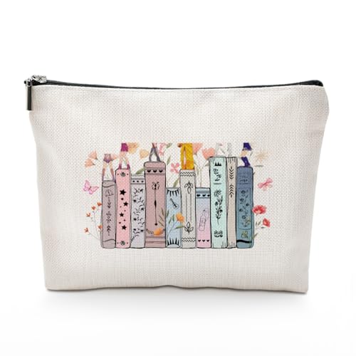 Inspirierte Sänger-Buchdekoration, Buchliebhaber, Geschenke, lustige Sänger-Fans, Musikliebhaber, Geschenke für Frauen, süßes Sänger-Songtext, Album, Merch-Serie, Make-up-Tasche, Reise-Kulturbeutel von FFCTY