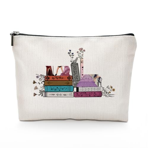 Inspirierte Sänger-Buchdekoration, Buchliebhaber, Geschenke, lustige Sänger-Fans, Musikliebhaber, Geschenke für Frauen, süßes Sänger-Songtext, Album, Merch-Serie, Make-up-Tasche, Reise-Kulturbeutel von FFCTY