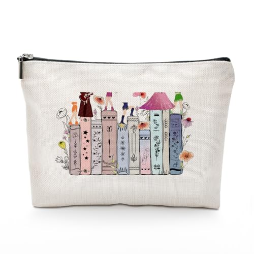 Inspirierte Sänger-Buchdekoration, Buchliebhaber, Geschenke, lustige Sänger-Fans, Musikliebhaber, Geschenke für Frauen, süßes Sänger-Songtext, Album, Merch-Serie, Make-up-Tasche, Reise-Kulturbeutel von FFCTY