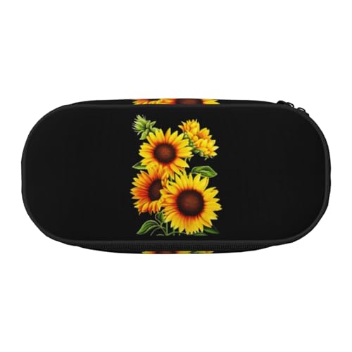 FFCVZAA Federmäppchen mit Sommer-Sonnenblumen-Druck, modisches Federmäppchen, Reise-Make-up-Tasche, für Schule, Studenten, Kulturbeutel, Schwarz , Einheitsgröße, Taschen-Organizer FFCVZAA Federmäppchen mit Sommer-Sonnenblumen-Druck, modisches Federmäppchen, Reise-Make-up-Tasche, für Schule, Studenten, Kulturbeutel, Schwarz , Einheitsgröße, Taschen-Organizer von FFCVZAA