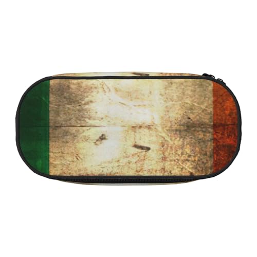 FFCVZAA Federmäppchen mit irischer Flagge, modisches Federmäppchen, Reise-Make-up-Tasche, für Schule, Studenten, Kulturbeutel, Schwarz , Einheitsgröße, Taschen-Organizer FFCVZAA Federmäppchen mit irischer Flagge, modisches Federmäppchen, Reise-Make-up-Tasche, für Schule, Studenten, Kulturbeutel, Schwarz , Einheitsgröße, Taschen-Organizer von FFCVZAA