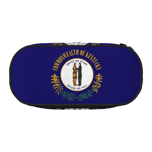 FFCVZAA Kentucky Federmäppchen mit Staatsflaggen-Druck, modisches Federmäppchen, Reise-Make-up-Tasche, Schule, Studenten, Essentials, Kulturbeutel, Schwarz , Einheitsgröße, Taschen-Organizer FFCVZAA Kentucky Federmäppchen mit Staatsflaggen-Druck, modisches Federmäppchen, Reise-Make-up-Tasche, Schule, Studenten, Essentials, Kulturbeutel, Schwarz , Einheitsgröße, Taschen-Organizer von FFCVZAA