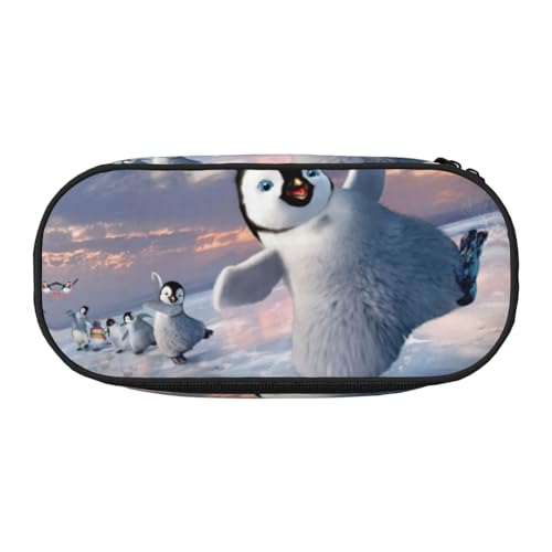 FFCVZAA Modisches Federmäppchen mit Pinguin-Aufdruck, Reise-Make-up-Tasche, für Schule, Studenten, Kulturbeutel, Schwarz , Einheitsgröße, Taschen-Organizer FFCVZAA Modisches Federmäppchen mit Pinguin-Aufdruck, Reise-Make-up-Tasche, für Schule, Studenten, Kulturbeutel, Schwarz , Einheitsgröße, Taschen-Organizer von FFCVZAA