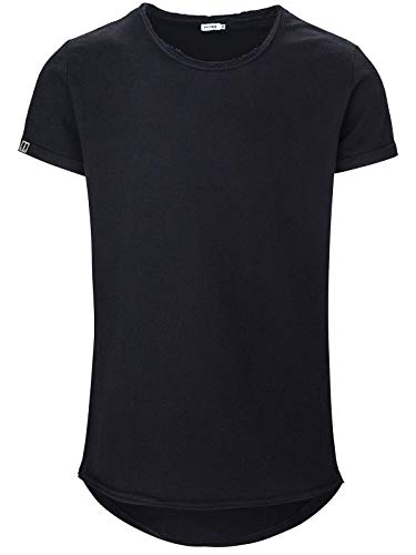 FFFCKZ T-Shirt Herren Schwarz lang geschnitten Rundhals - Limited Edition One (L) von FFFCKZ