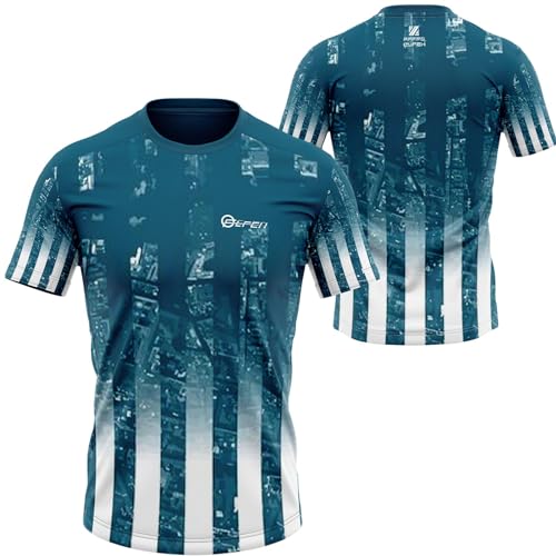 Herren Mountainbike Trikot, Herren Radtrikot Kurzarm Bike Shirt, Atmungsaktive Cycling Jersey, Schnell Trocknen Radsport Bekleidung, Kurzarmtrikot Für MTB Rennrad/Multisport/Fitness (P10,6XL) von FFFF & OLFEH