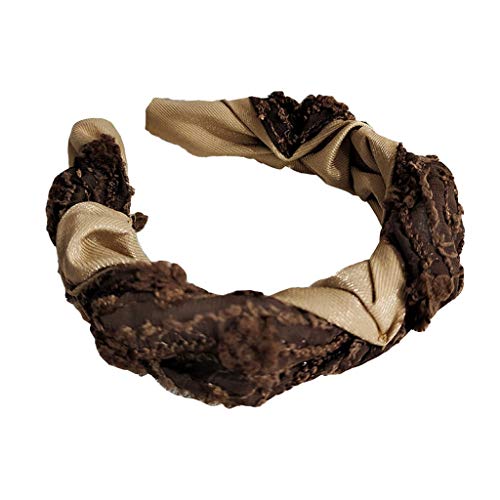 Südkoreas neues wildes Temperament Spleißen Mode Fransen breite Krempe Stirnband Haarnadel Fremdluftnetz Rot Stirnband Damen von FFFSDQAAAAGTTY