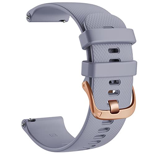 FFHAO 18 mm Ersatz-Silikonarmband für Garmin Vivoactive 4S, Smartwatch, Vivomove 3S, Venu2S, Armband, 18mm For VENU 2S, Achat von FFHAO
