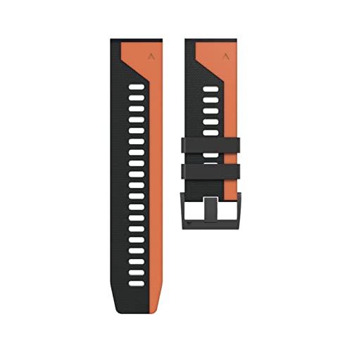 FFHAO 26 x 22 mm Silikon-Schnellverschluss-Uhrenarmbänder für Garmin Fenix 6 6X Pro Watch Easyfit Armband Fenix 5 5X Plus 3HR, 26mm Fenix 3 3HR, Achat von FFHAO