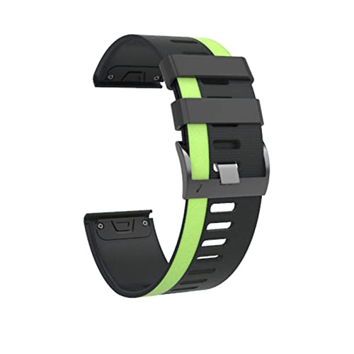 FFHAO Sport-Silikon-Uhrenarmband für Garmin Fenix 7X, 7, 6X, 6 Pro, 5X, 5 Plus, 3, 3HR, 935, 945, einfache Passform, Schnellverschluss, 26, 22 mm, 26mm Fenix 6X 6XPro, Achat von FFHAO