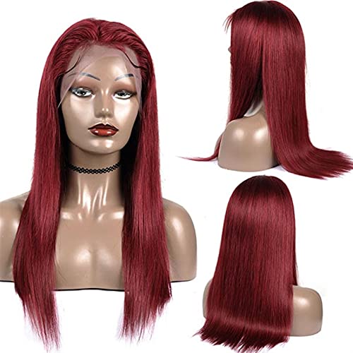 Damenperücken Haarersatz Perücken Halloween Anime Party Perücken for Frauen natürliches synthetisches Haar lang gerade Perücke 10-2810inches Perücke für Mode (Color : A, Size : 22inches) von FFNUM