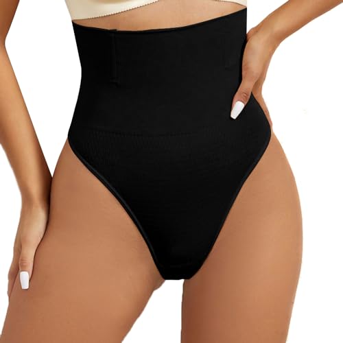 FFWTPY Bauchweg Unterhose Damen Miederhose Hochgeschnitten Shapewear Hose Figurformend Miederpants String Nahtlos Stark Formend Shaping Unterwäsche Bauch Weg Hose von FFWTPY