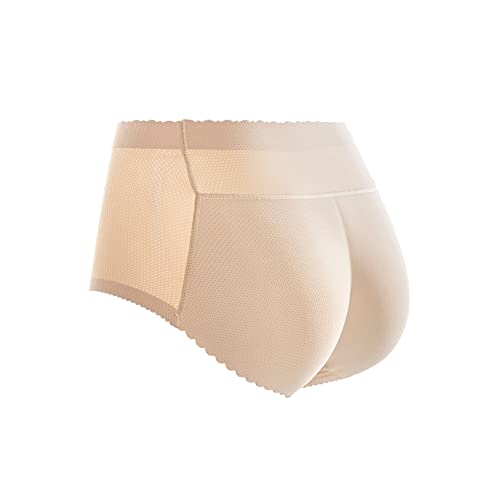 FFWTPY Damen Nahtlos Gepolsterter Höschen, Po Push Up Unterhose, Butt Lifter Unterwäsche, Figurenformend Hüft Enhancer, Bauch Kontrolle Shapewear (as3, Numeric, jaspo_2X_o, jaspo_2X_ot, XL) von FFWTPY