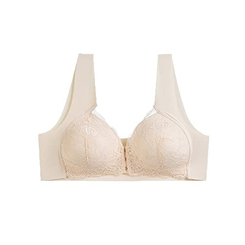 FFWTPY Damen Push-Up Ohne Bügel BH Spitze Bralette Nicht Gepolstert Vollschalen Minimizer BH Dirndl BHGroße Größen BH Unterwäsche Bustier von FFWTPY