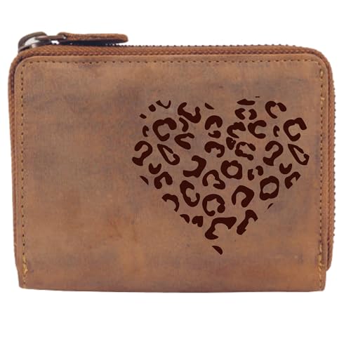 FFelsenfest Geldbörse mit Leo I Lederbörse mit Leo-Motiv von FFelsenfest