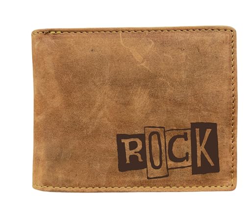 FFelsenfest Geldbörse mit Rock n Roll-Motiv I RFID-Schutz I ca.12,5x10x2,5cm von FFelsenfest