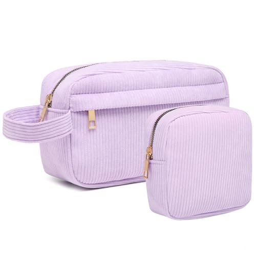 FFpaw Mini-Make-up-Tasche, Mini-Make-up-Tasche, süße Kosmetiktasche für Damen, Kordsamt, kleine Kosmetiktasche für Geldbörse, kleine Reisetasche, Reise-Kulturbeutel für Damen, Autotasche, Mini + von FFpaw