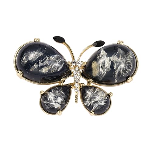 Buntes Kristall Schmetterlingskleid Pin Elegant Frauen Accessoires Stilvolle Lappel Pin Schmuck Für Weihnachtsfeiern Ereignis Event Leichte Leichtmetallkleid Clips Für Taschen Und Hüte von FGDTREE
