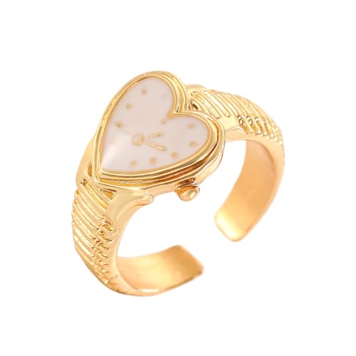 Dating Ringe Herzform Verstellbare Fingeröffnungsringe Geometrischer Fingerschmuck Geeignet Für Party Und Tägliche Verschleißmode Geeignet von FGDTREE