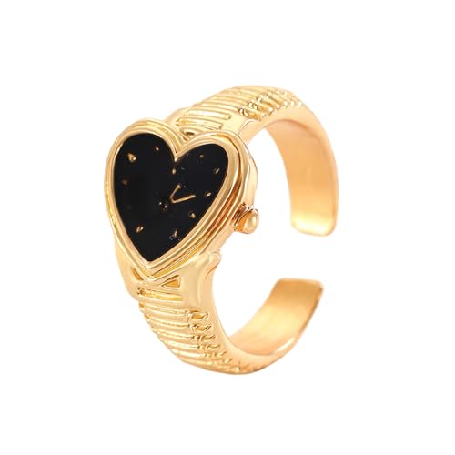 Dating Ringe Herzform Verstellbare Fingeröffnungsringe Geometrischer Fingerschmuck Geeignet Für Party Und Tägliche Verschleißmode Geeignet von FGDTREE