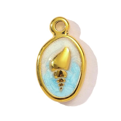 FGDTREE Muschel Charme Halskette Making Set Für Berufungs Schmuck Handwerk Und Geschenkideen Muschel Halskette Charme Accessoires von FGDTREE