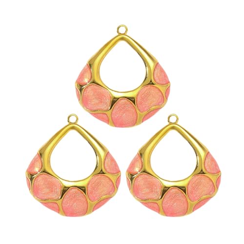 FGDTREE Packung Von 3 Gold Silber Verlegtes Marine Thema Charme Stilvoller Anhänger Für Anpassbare Halskette Schmuck Design Mode Frauen Geschenkschmuck von FGDTREE