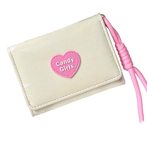 FGDTREE Stylish Kompakte Brieftasche Mit Kontrastfarbe Design Kreditkartenhalter Und Transparentes Slot Multi Funktionsgrundstück von FGDTREE