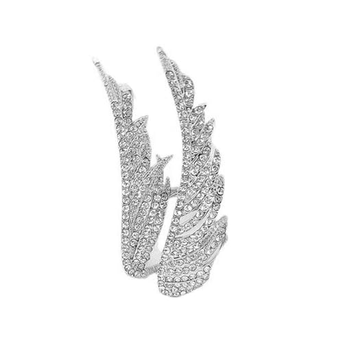 Mode Flügelnadel Mit Strasssteinen Retro Styles Schmuck Für Frauen Täglich Abends Abendpartys Volle Diamanten Flügel Brosche von FGDTREE