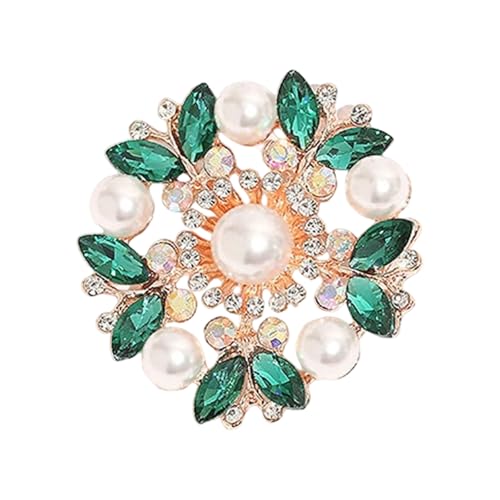 Mode Perlen Kristall Brosche Mehrzweckschalel Clip Korean Styles Schmuck Geschenk Für Ihre Besonderen Anlässe Perlen Brosche von FGDTREE