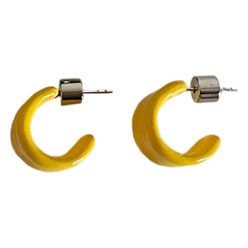 Retro Offene C Formohrringe Mit Moderner Mode Verdrehen Komfortable Und Robuste Materialien Für Trendige Frauen Täglich Verwenden Sie Vintage Hoops Ohrringe von FGDTREE